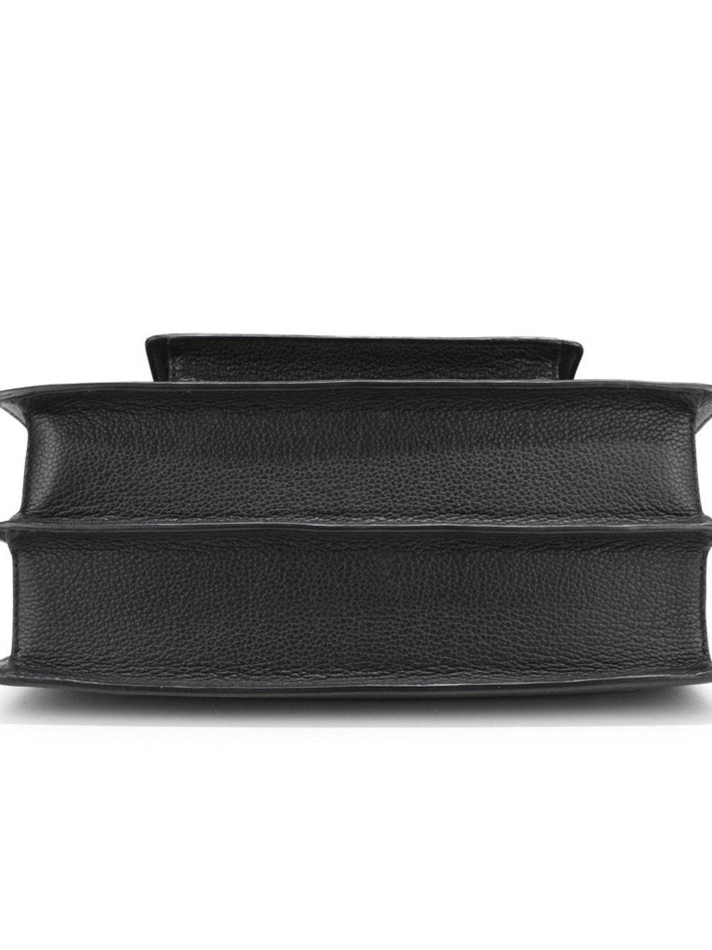 MCM Patricia Pocket Satchel in Black Grained Leather - Picture 8 of 10